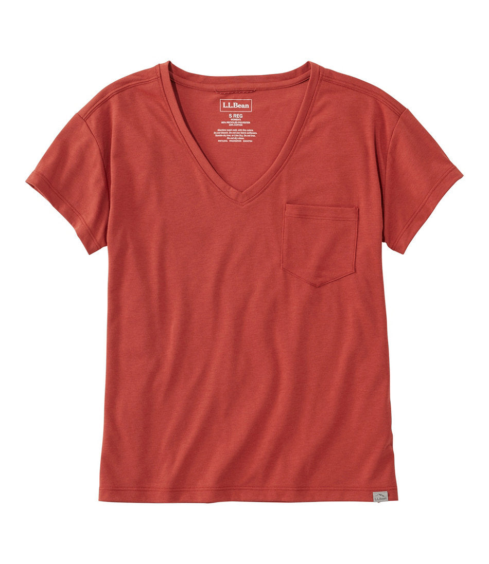 Women's Vista Camp Tee, Short-Sleeve V-Neck | L.L.Bean online