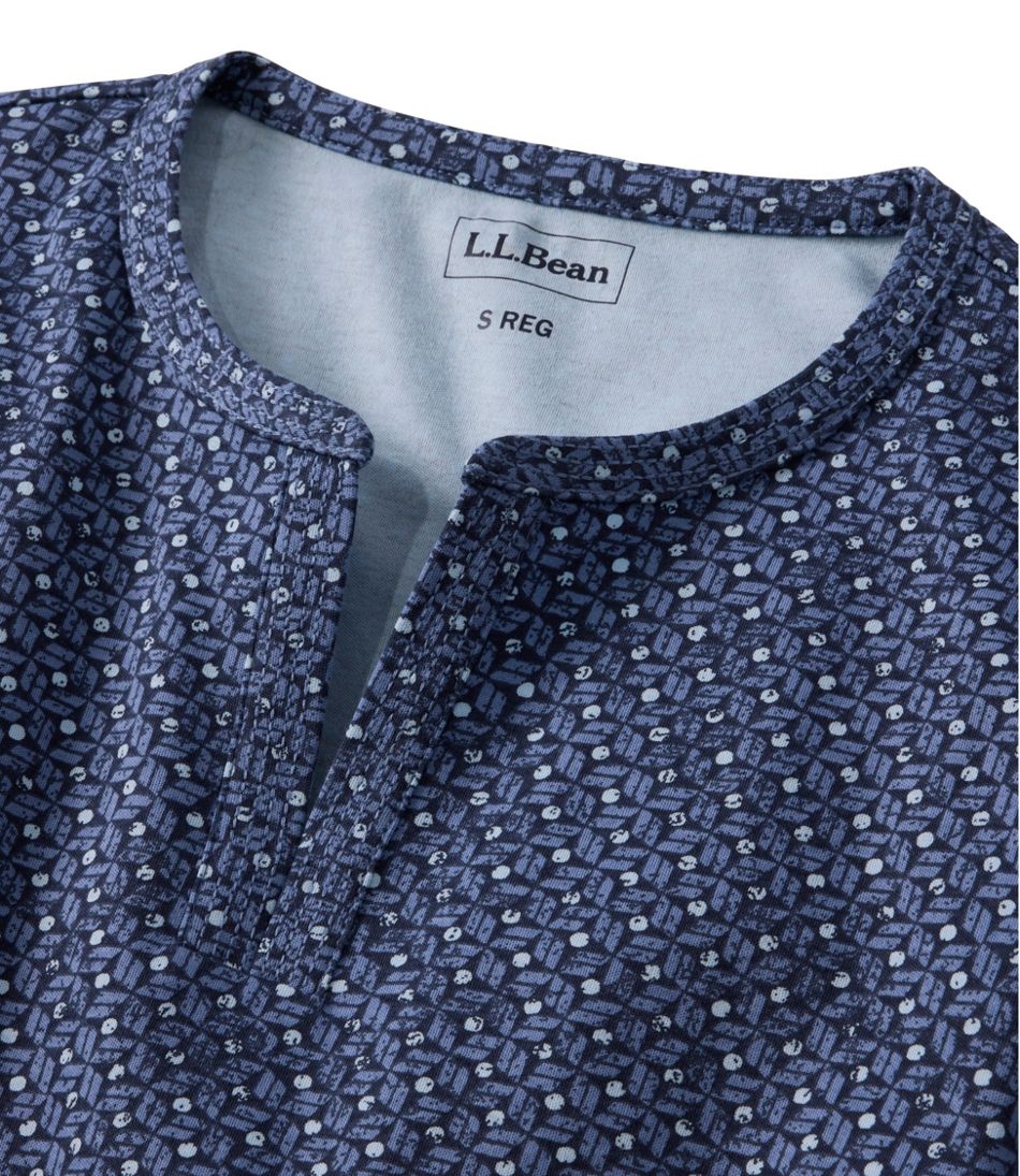 Women's Tee, Three-Quarter-Sleeve Splitneck Tunic Print | L.L.Bean sale