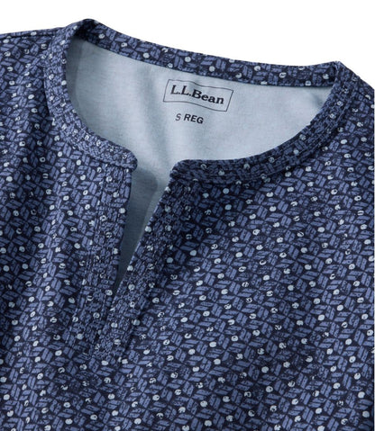 Women's Tee, Three-Quarter-Sleeve Splitneck Tunic Print | L.L.Bean sale