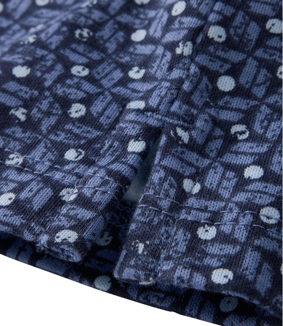 Women's Tee, Three-Quarter-Sleeve Splitneck Tunic Print | L.L.Bean sale