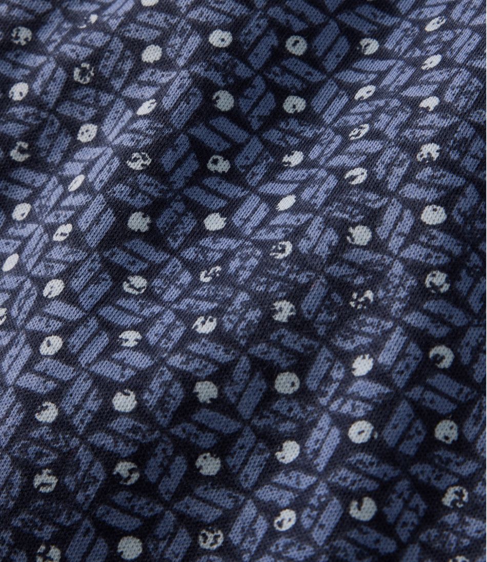 Women's Tee, Three-Quarter-Sleeve Splitneck Tunic Print | L.L.Bean sale