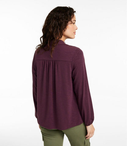 Camden Hills Tee, Button-Front Shirt | L.L.Bean on sale