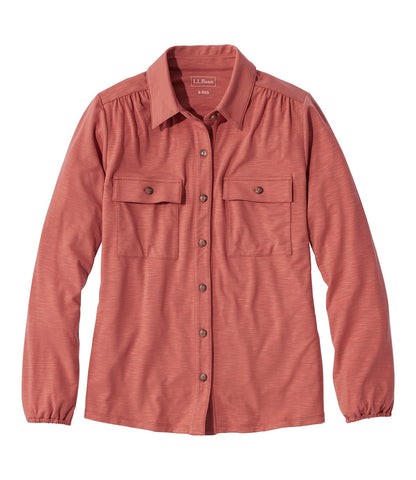 Camden Hills Tee, Button-Front Shirt | L.L.Bean on sale