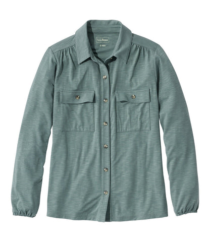 Camden Hills Tee, Button-Front Shirt | L.L.Bean on sale