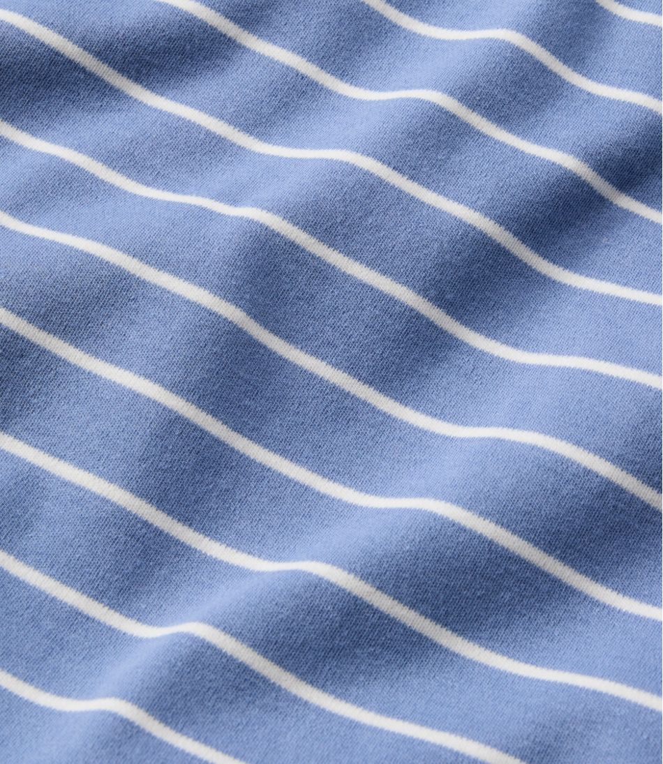 Women's V-Neck Henley, Long-Sleeve Stripe | L.L.Bean online