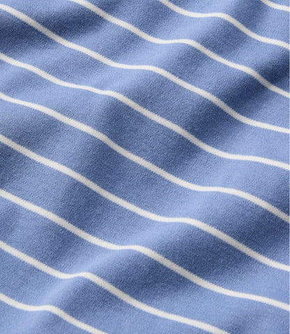 Women's V-Neck Henley, Long-Sleeve Stripe | L.L.Bean online