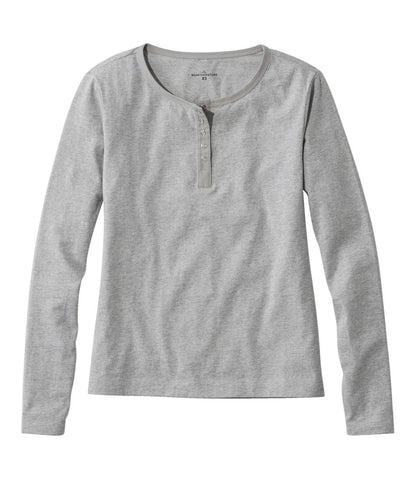 Women's Signature Rangeley Cotton Tee, Henley | L.L.Bean US