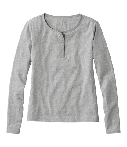 Women's Signature Rangeley Cotton Tee, Henley | L.L.Bean US