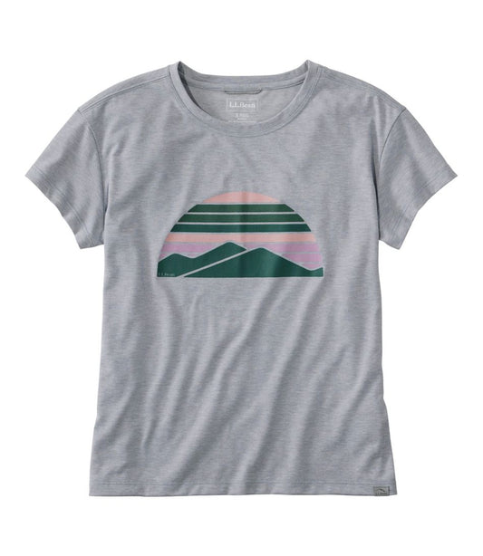Women's Vista Camp Tee, Short-Sleeve Graphic Crew | L.L.Bean outlet