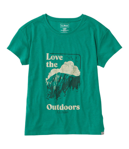 Women's Vista Camp Tee, Short-Sleeve Graphic Crew | L.L.Bean outlet