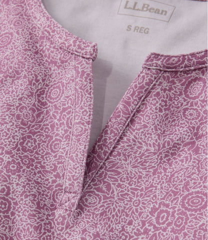 Women's Tee, Short-Sleeve Notch-Neck Print | L.L.Bean online