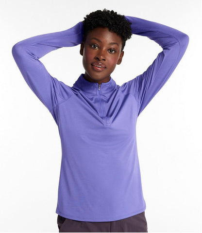 Women's Access Trail Pullover, Long-Sleeve Quarter-Zip | L.L.Bean discount