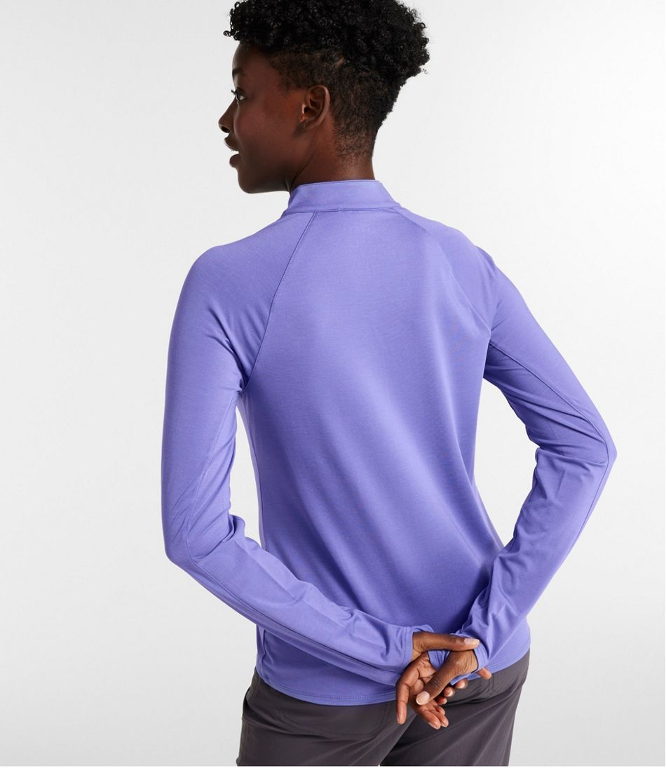 Women's Access Trail Pullover, Long-Sleeve Quarter-Zip | L.L.Bean discount