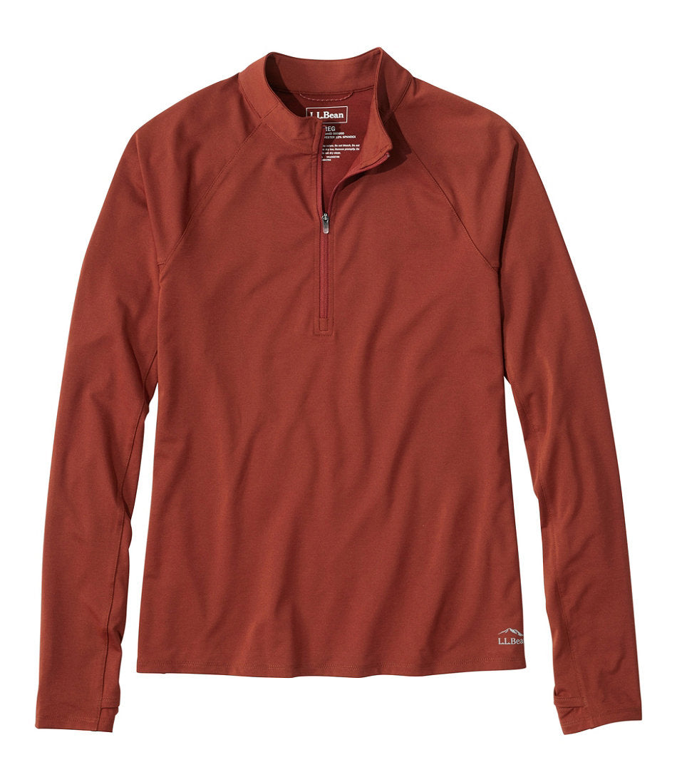 Women's Access Trail Pullover, Long-Sleeve Quarter-Zip | L.L.Bean discount