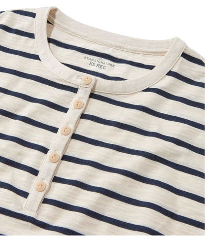 Women's Signature Slub Tee, Short-Sleeve Henley Novelty | L.L.Bean US