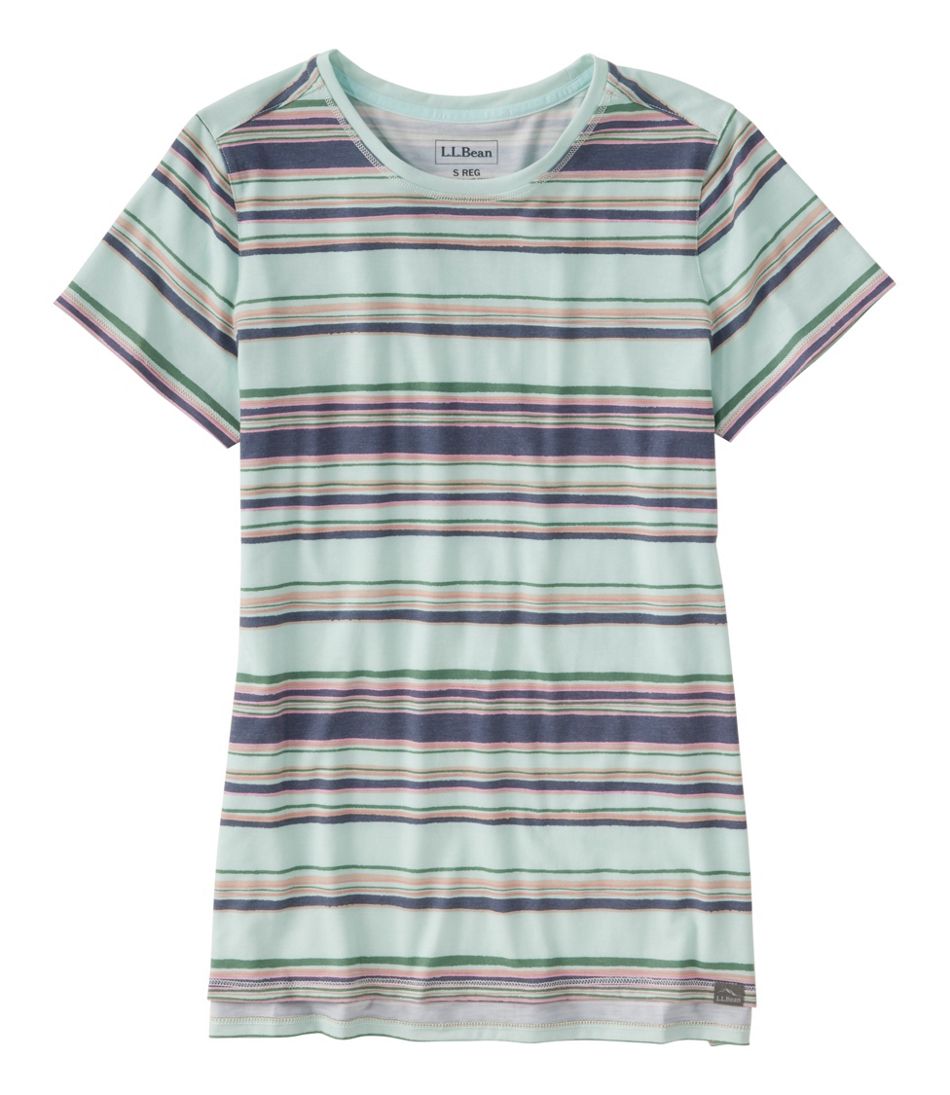 Women's Everyday SunSmart® Tee, Short-Sleeve Stripe | L.L.Bean discount