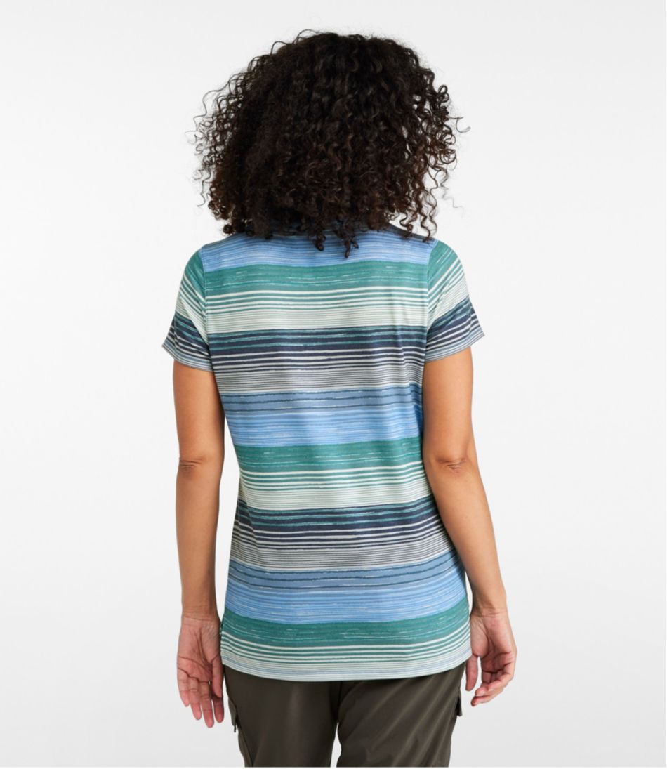 Women's Everyday SunSmart® Tee, Short-Sleeve Stripe | L.L.Bean discount