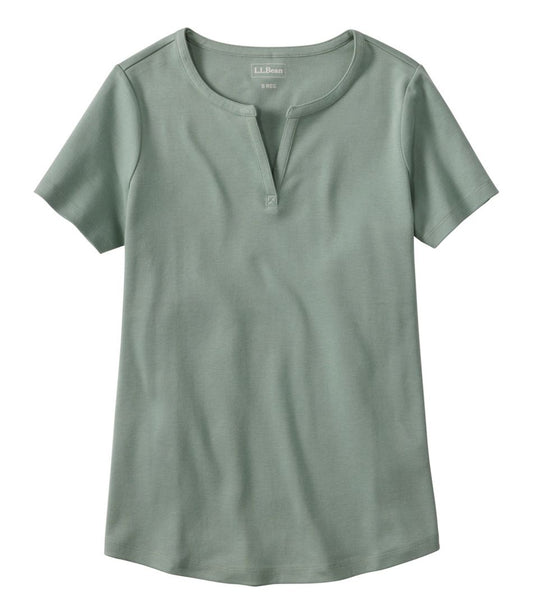 Women's Tee, Short-Sleeve Notch-Neck | L.L.Bean sale