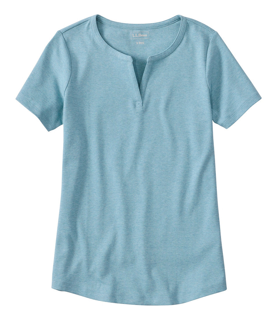 Women's Tee, Short-Sleeve Notch-Neck | L.L.Bean sale