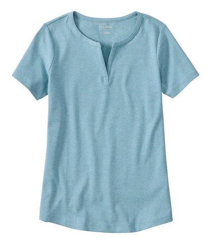 Women's Tee, Short-Sleeve Notch-Neck | L.L.Bean sale