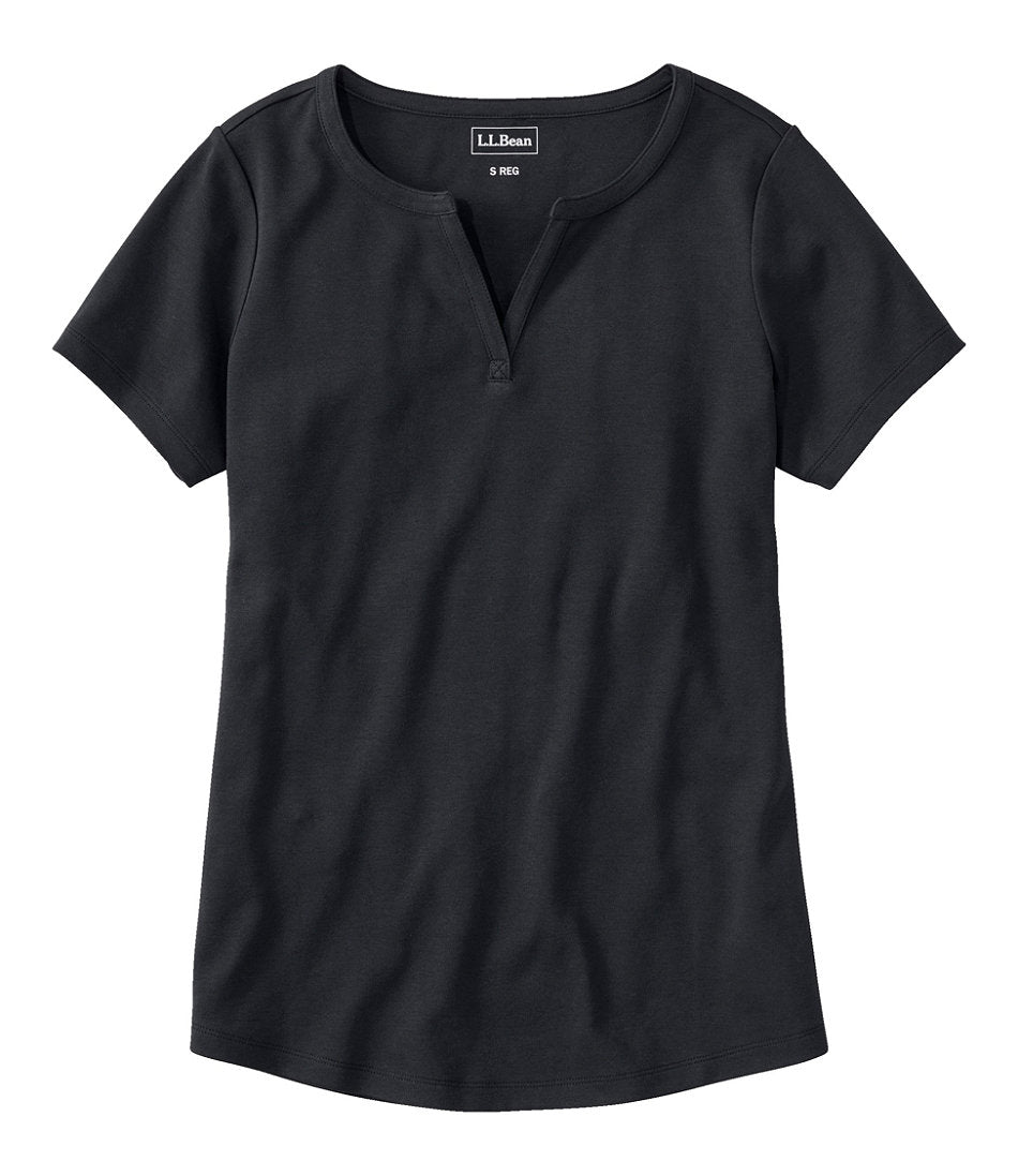 Women's Tee, Short-Sleeve Notch-Neck | L.L.Bean sale
