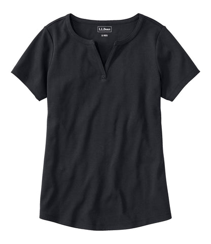 Women's Tee, Short-Sleeve Notch-Neck | L.L.Bean sale
