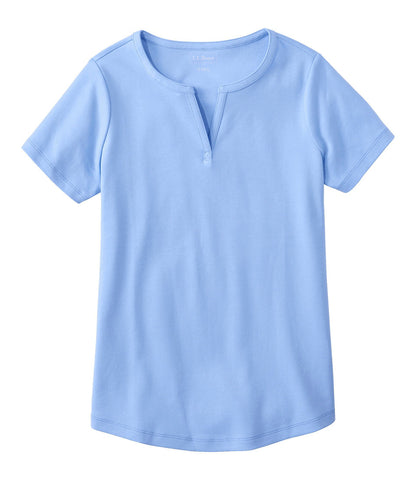 Women's Tee, Short-Sleeve Notch-Neck | L.L.Bean sale