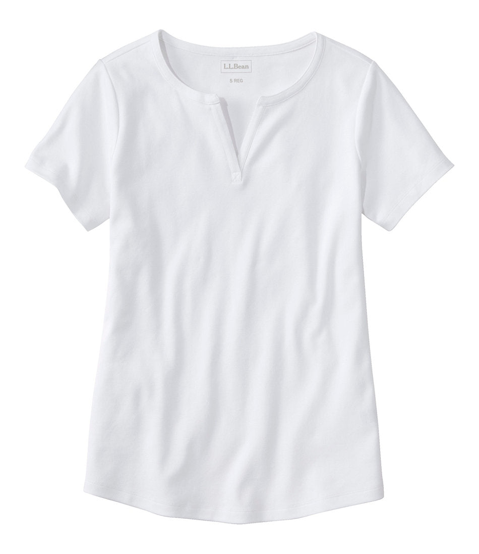 Women's Tee, Short-Sleeve Notch-Neck | L.L.Bean sale