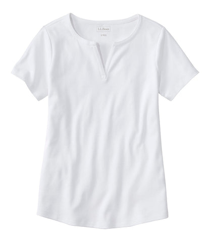 Women's Tee, Short-Sleeve Notch-Neck | L.L.Bean sale