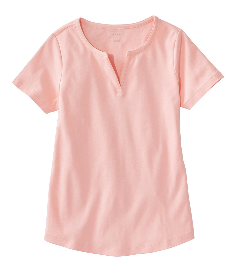 Women's Tee, Short-Sleeve Notch-Neck | L.L.Bean sale