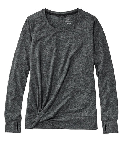 Women's VentureSoft Twist-Front Top, Long-Sleeve | L.L.Bean on sale