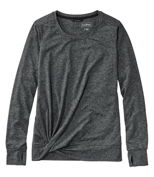 Women's VentureSoft Twist-Front Top, Long-Sleeve | L.L.Bean on sale