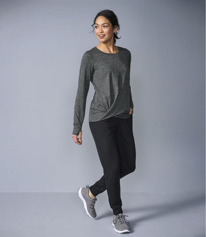 Women's VentureSoft Twist-Front Top, Long-Sleeve | L.L.Bean on sale