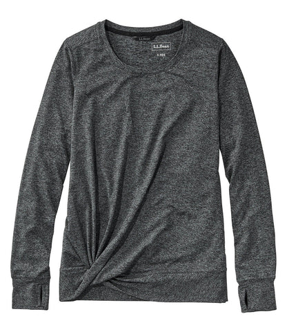 Women's VentureSoft Twist-Front Top, Long-Sleeve | L.L.Bean on sale