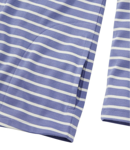 Women's Pima Cotton Open Cardigan, With Pockets Stripe | L.L.Bean online