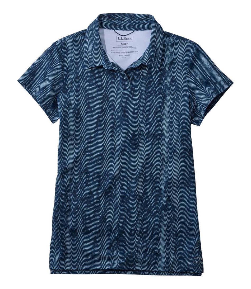 Women's Access Polo, Short-Sleeve Print | L.L.Bean US