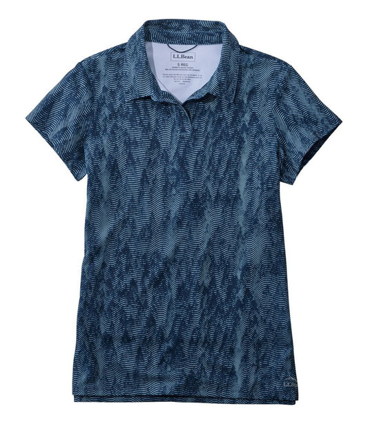 Women's Access Polo, Short-Sleeve Print | L.L.Bean US