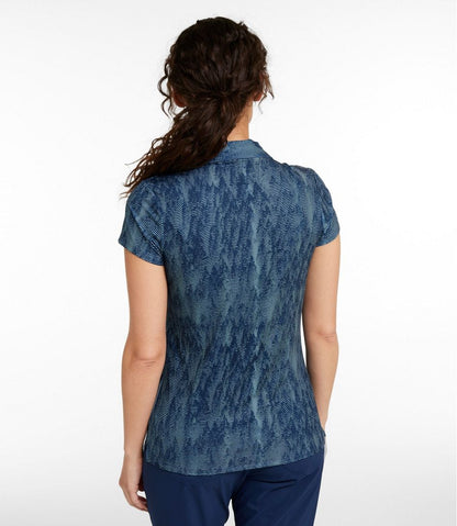 Women's Access Polo, Short-Sleeve Print | L.L.Bean US