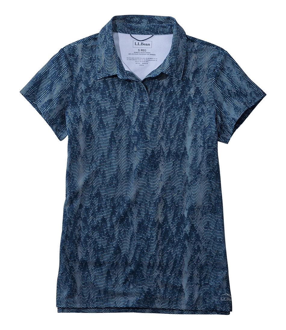 Women's Access Polo, Short-Sleeve Print | L.L.Bean US