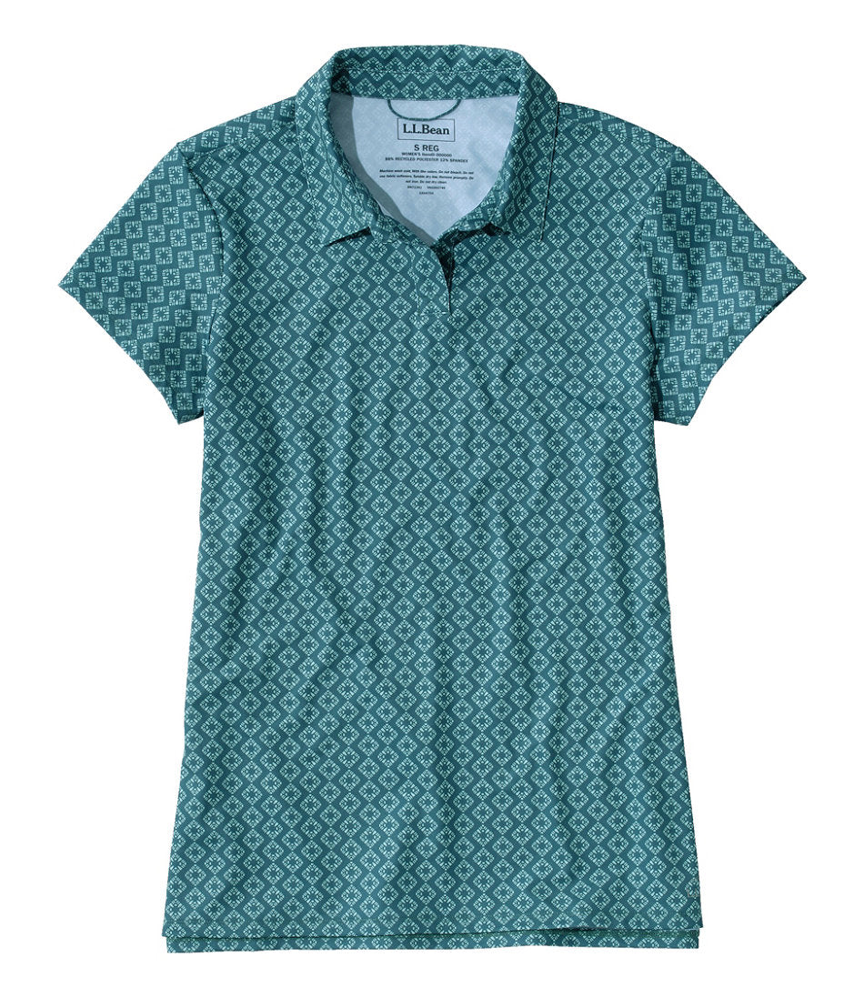 Women's Access Polo, Short-Sleeve Print | L.L.Bean US