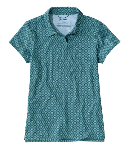 Women's Access Polo, Short-Sleeve Print | L.L.Bean US