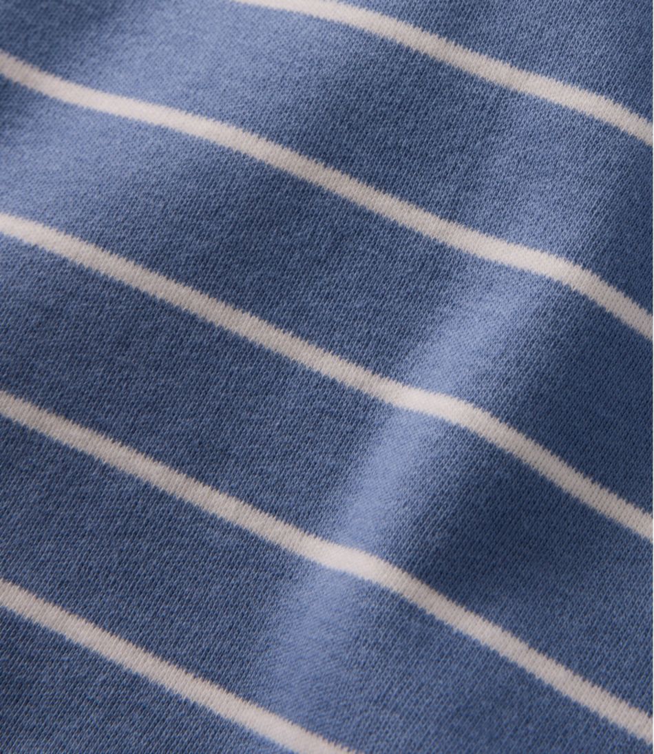 Women's Tee, Short-Sleeve Notch-Neck Stripe | L.L.Bean outlet