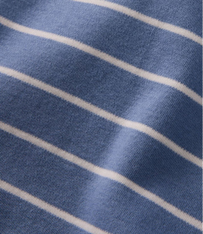 Women's Tee, Short-Sleeve Notch-Neck Stripe | L.L.Bean outlet