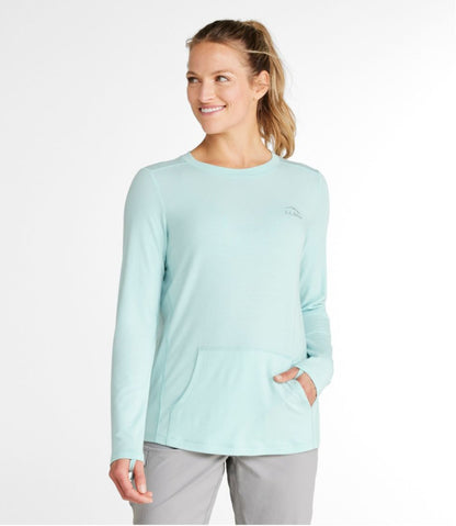 Women's Tropicwear Comfort Crew, Long-Sleeve | L.L.Bean discount