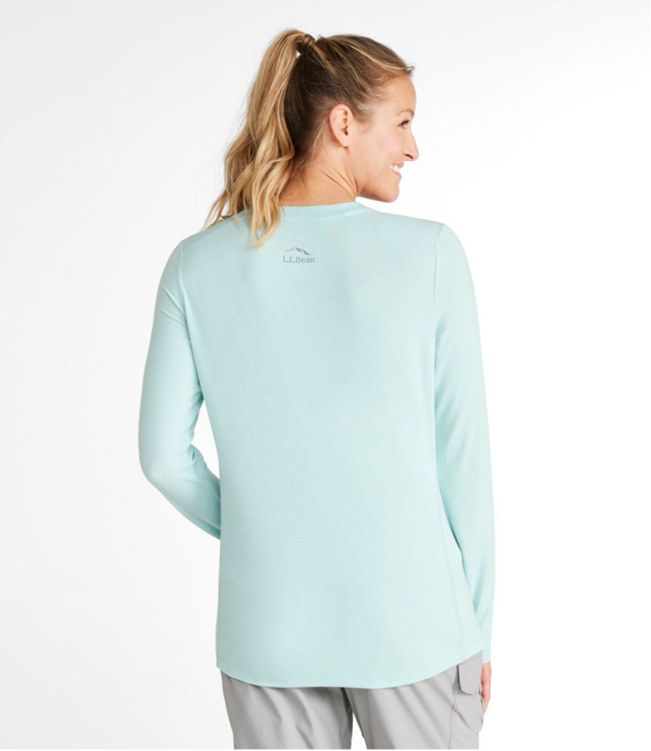 Women's Tropicwear Comfort Crew, Long-Sleeve | L.L.Bean discount