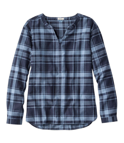 Women's Whisperweight Flannel Popover Shirt | L.L.Bean US