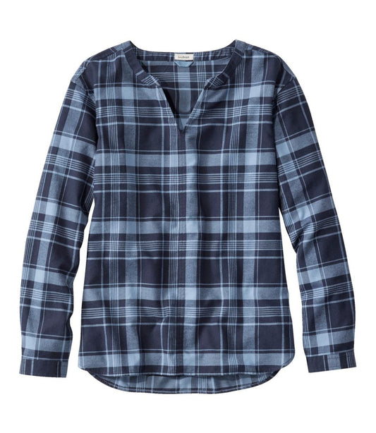 Women's Whisperweight Flannel Popover Shirt | L.L.Bean US