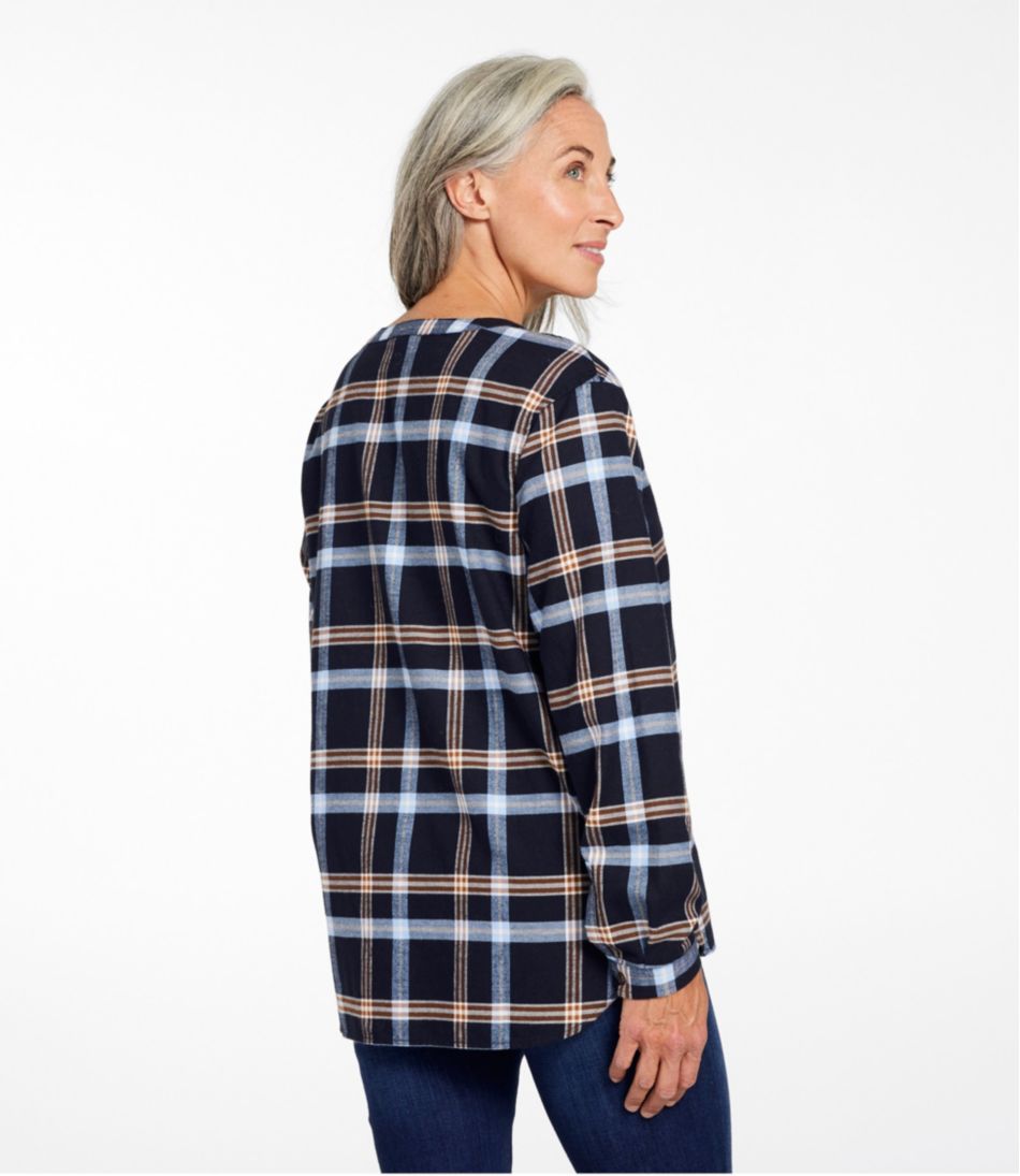 Women's Whisperweight Flannel Popover Shirt | L.L.Bean US