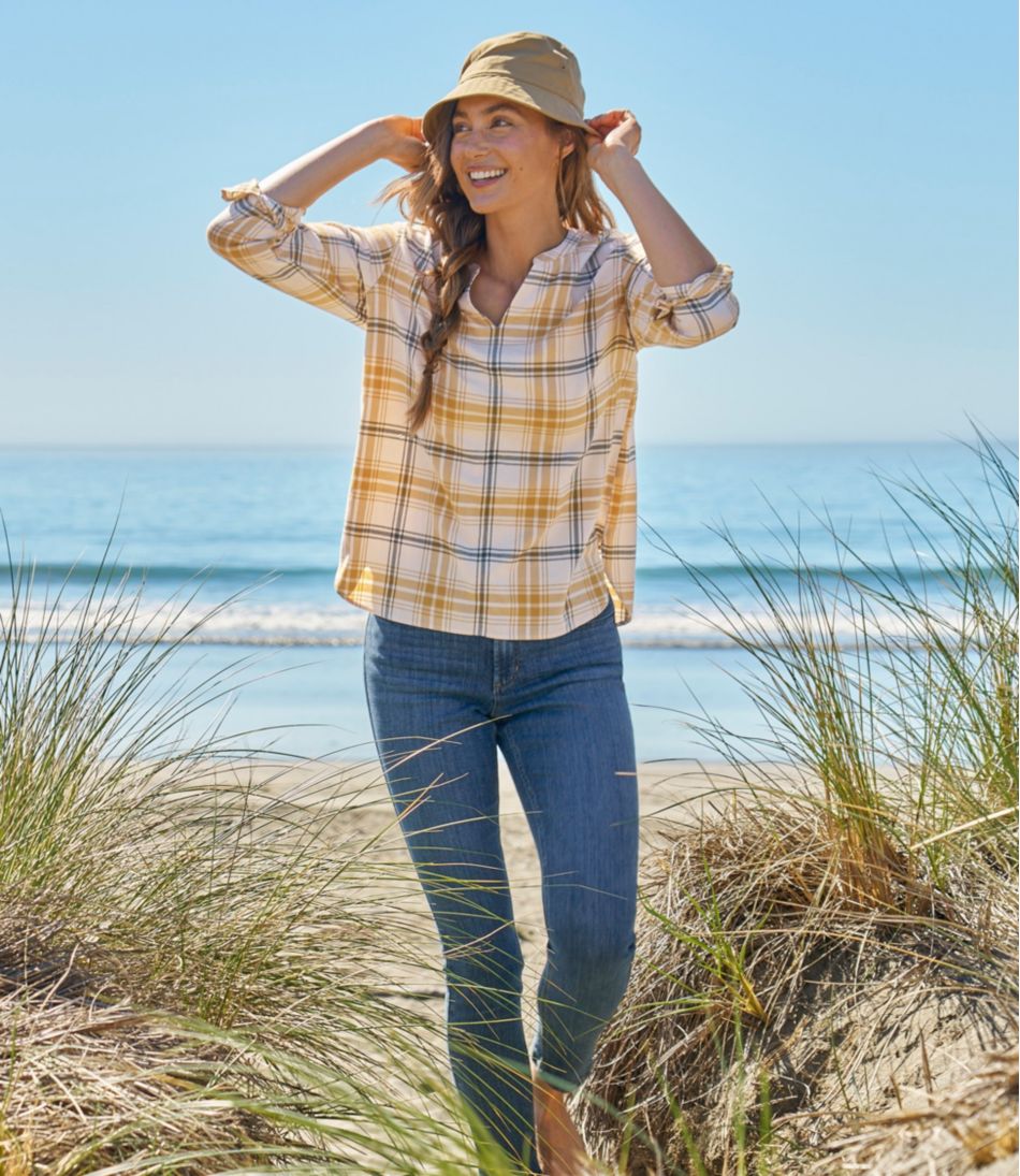 Women's Whisperweight Flannel Popover Shirt | L.L.Bean US