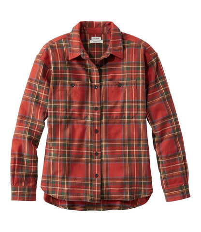 Women's Scotch Plaid Flannel Shirt, Boyfriend | L.L.Bean discount
